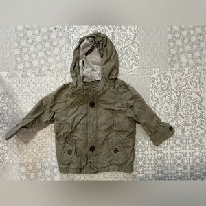 12-18 green Gap jacket with sweater lining